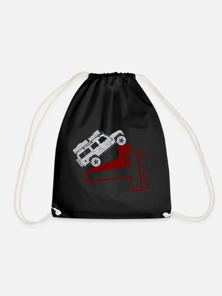 Das Defender T-Shirt - Turnbeutel - Schwarz