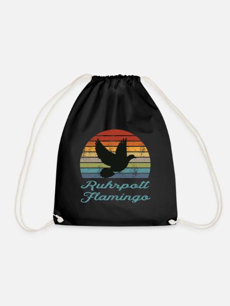 Ruhrpott Flamingo - Turnbeutel - Schwarz
