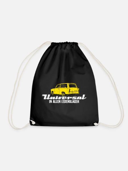 Trabi - universal gut - Turnbeutel - Schwarz