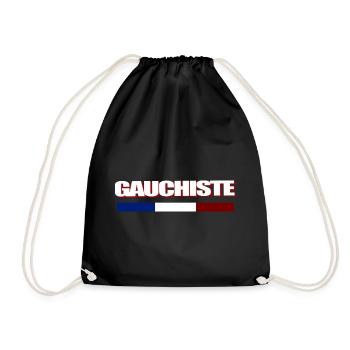 Gauchiste - Sac de sport léger - noir - Devant