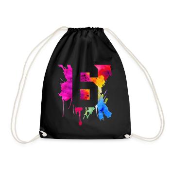 6 YEARS 6TH BIRTHDAY - Drawstring Bag - black - Front