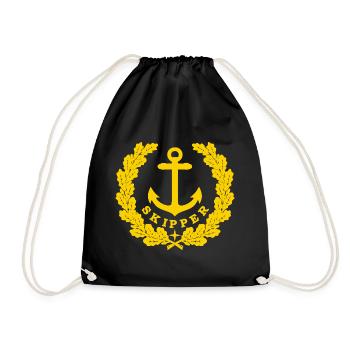 Skipper Anchor Logo or - Sac de sport léger - noir - Devant