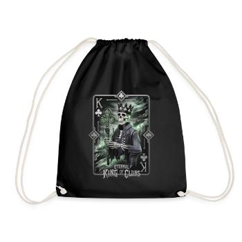 Eternal King of Clubs - Drawstring Bag - black - Front