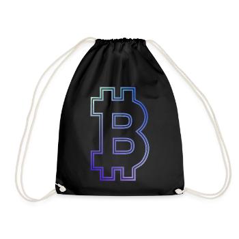 Bitcoin bitcoin BITCOIN Bitcoins bitcoins - Turnbeutel - Schwarz - Vorne