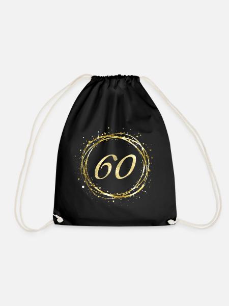 60 - Turnbeutel - Schwarz