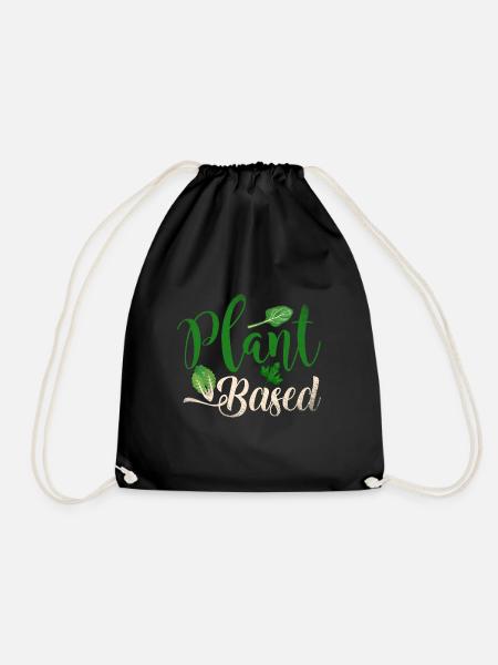 Plant Based - Turnbeutel - Schwarz
