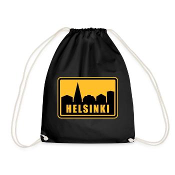 Helsinki - Turnbeutel - Schwarz - Vorne