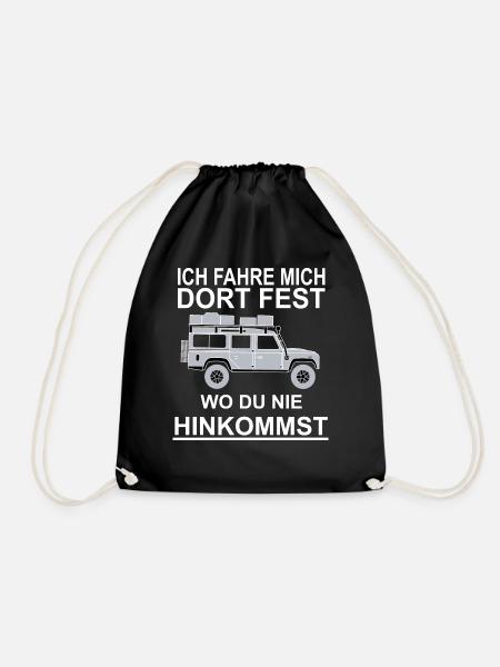 Defender Dachzelt Offroad 4x4 Reisefahrzeug - Turnbeutel - Schwarz