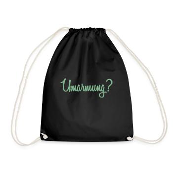 Umarmung? - Turnbeutel - Schwarz - Vorne