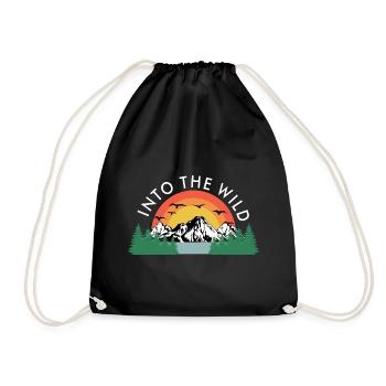 Dans la randonnée de randonnée des grimpeurs sauvages - Sac de sport léger - noir - Devant