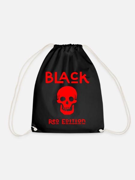 Black Red Edition - Turnbeutel - Schwarz