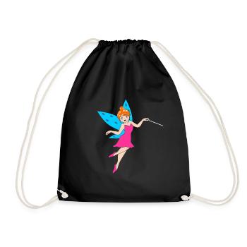 Fairy Fee - Turnbeutel - Schwarz - Vorne