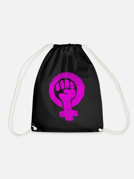 Feminist Emancipation Feminsm Feminismus Equality - Turnbeutel - Schwarz