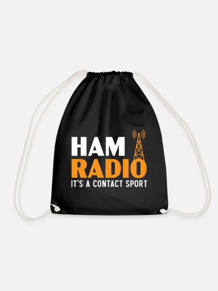 Ham Radio Es ist ein Kontaktsport Operator Ham Rad - Turnbeutel - Schwarz