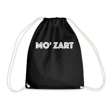 Mozart Wolfgang Amadeus - Drawstring Bag - black - Front
