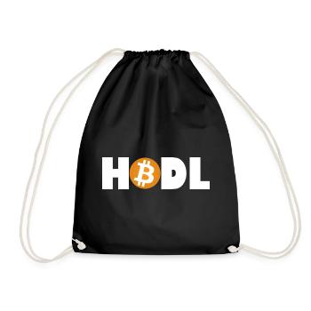 Mode Bitcoin HODL : Activé - Sac de sport léger - noir - Devant