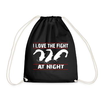I poisson-chat - pêcheur de poisson-chat - Sac de sport léger - noir - Devant
