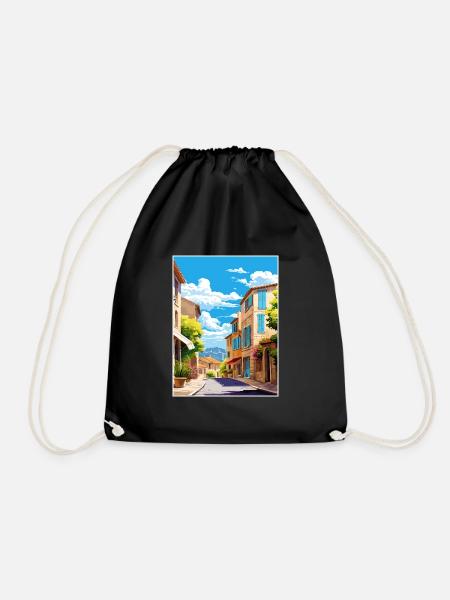 Cassis Frankreich Vintage Reiseposter WPA Souvenir - Turnbeutel - Schwarz