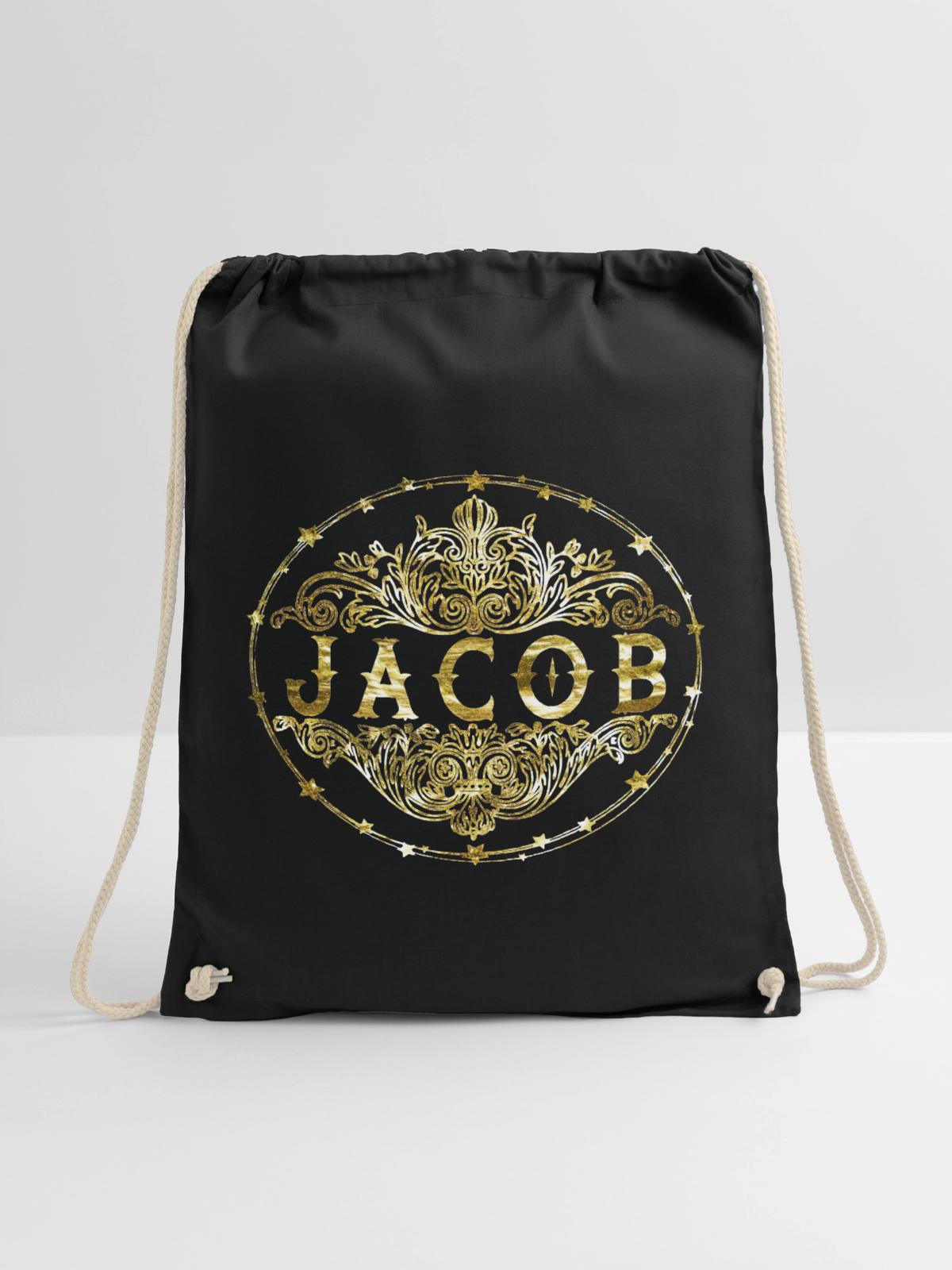 Jacob - Turnbeutel - Schwarz - Vorne