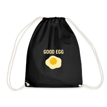 Good Egg - Turnbeutel - Schwarz - Vorne