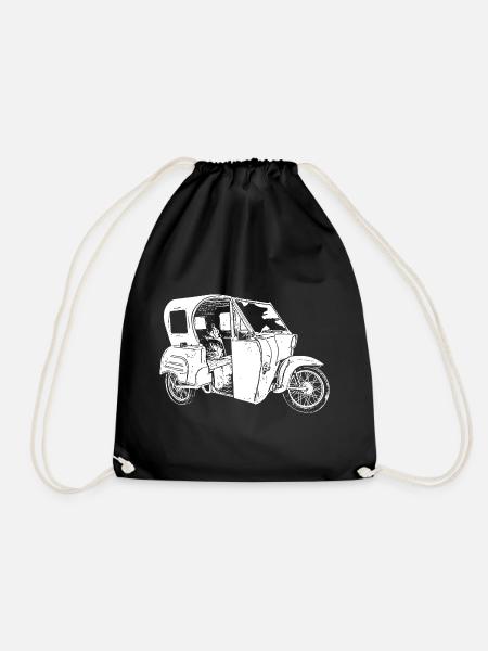 Krause Duo DDR Dreirad Moped - Turnbeutel - Schwarz