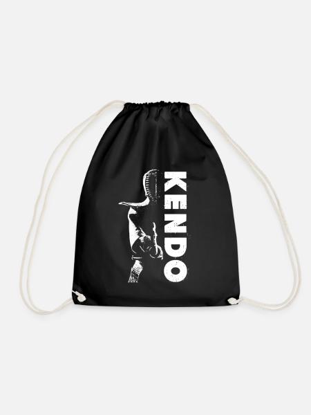 Furchtloses Kendo Schwerttraining - Turnbeutel - Schwarz