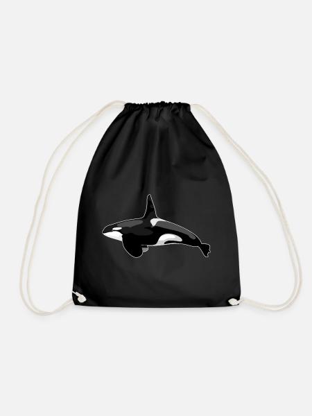 Orca - Turnbeutel - Schwarz