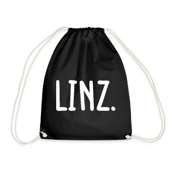 Linz Österreich Austria Fancy - Turnbeutel - Schwarz - Vorne