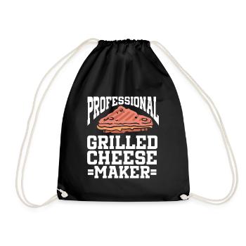 Cheese Making Cheese Lover - Turnbeutel - Schwarz - Vorne
