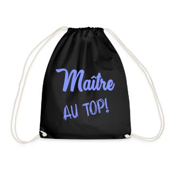 MASTER - Drawstring Bag - black - Front