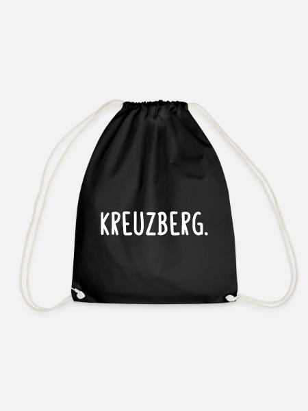 Kreuzberg Berlin Bezirk Kiez Fancy - Turnbeutel - Schwarz