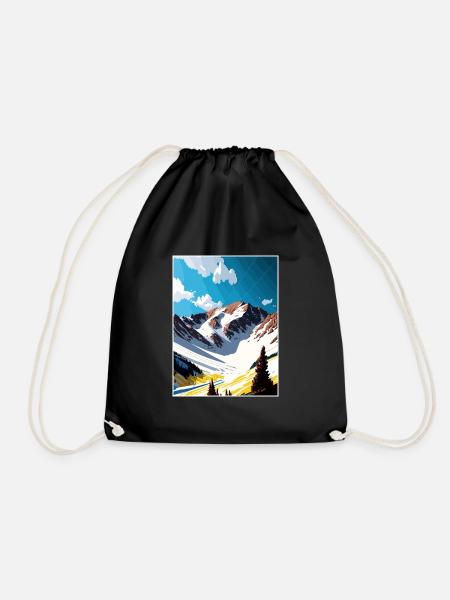 Arapahoe Basin Colorado Vintage Reiseposter WPA - Turnbeutel - Schwarz