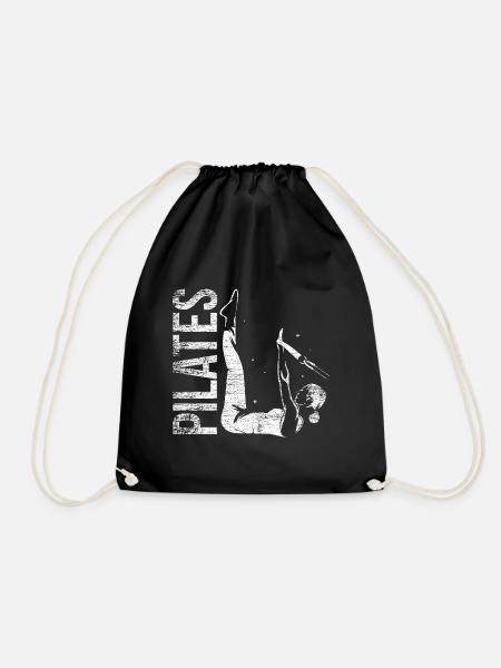 Geschmeidige Pilates Rumpfkraft - Turnbeutel - Schwarz