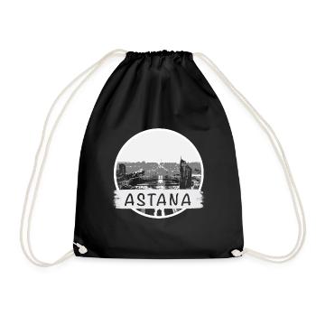 Astana City - Turnbeutel - Schwarz - Vorne