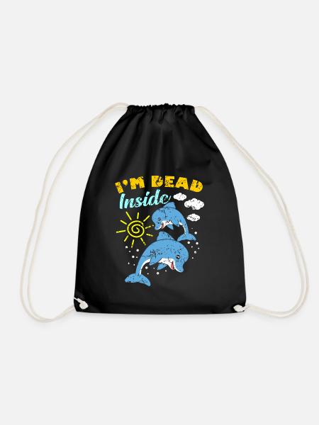 Dead Inside - Turnbeutel - Schwarz