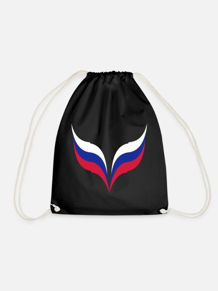 триколоре Россия - Turnbeutel - Schwarz