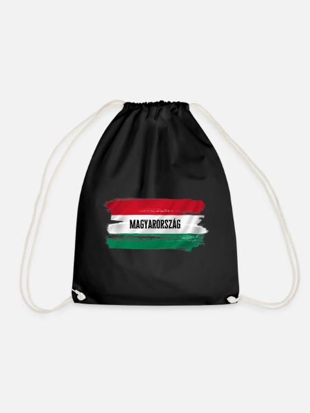 Magyarország - Ungarn Flagge - Turnbeutel - Schwarz