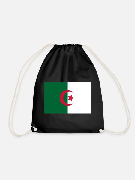 Algerien - Turnbeutel - Schwarz
