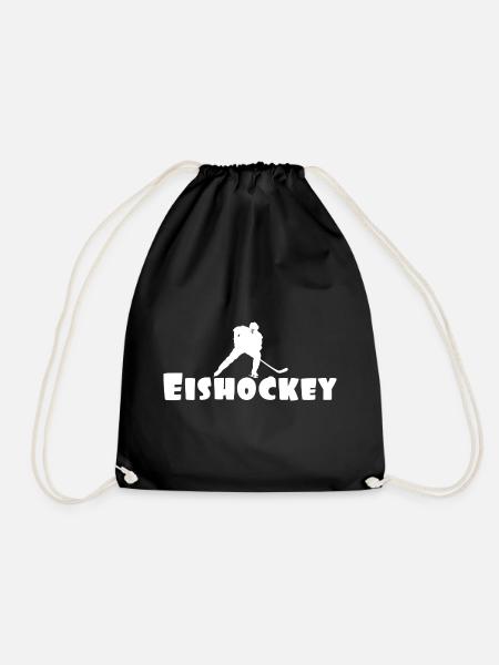 Eishockey - Turnbeutel - Schwarz
