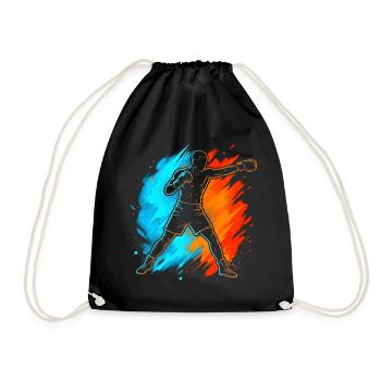 Boxen Boxer Jungen Kinder Männer Box - Turnbeutel - Schwarz - Vorne