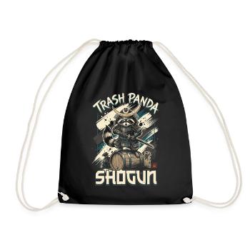 Trash Panda Shogun - Turnbeutel - Schwarz - Vorne