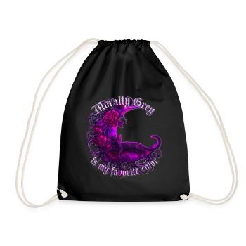 Morally Grey Dark Romance Shirt - Turnbeutel - Schwarz - Vorne