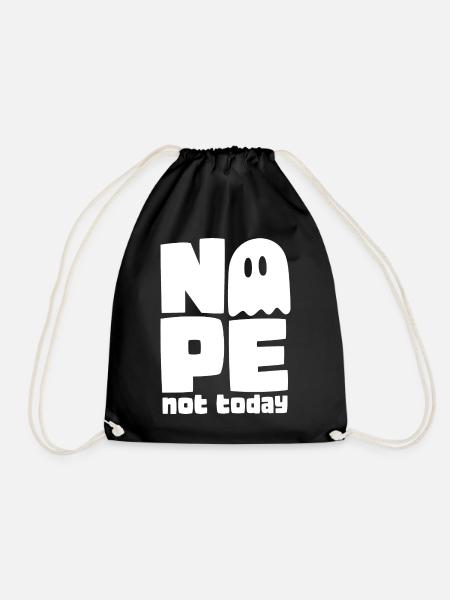 Geist – Nope Not Today - Turnbeutel - Schwarz