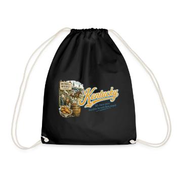 Kentucky Retro Vintage Bluegrass State Design - Turnbeutel - Schwarz - Vorne