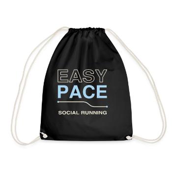 Easy Pace - Turnbeutel - Schwarz - Vorne