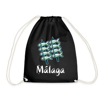 Willkommen in Malaga 8: El Espeto - Turnbeutel - Schwarz - Vorne