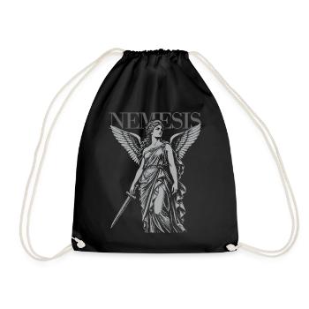 Nemesis-Göttin der Rache - Turnbeutel - Schwarz - Vorne
