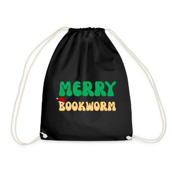 Lese-Tote-Tasse Ästhetisches Buch-Nerd-Geschenk - Turnbeutel - Schwarz - Vorne