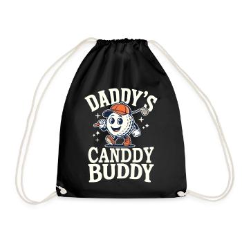 Papas Caddy Buddy - Turnbeutel - Schwarz - Vorne