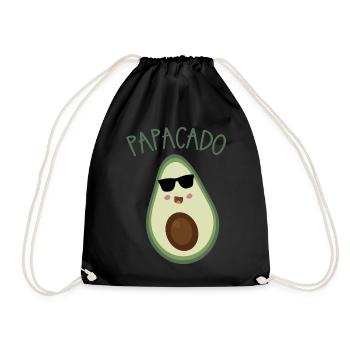 Papacado Avocado Sonnenbrille - Turnbeutel - Schwarz - Vorne